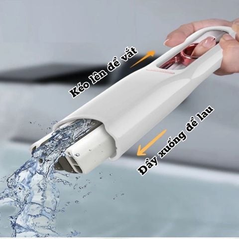 Cây Lau Bếp Tự Vắt Mini – Đầu Lau Thông Minh, Nhỏ Gọn, Tiện Lợi Vệ Sinh Nhà Bếp.