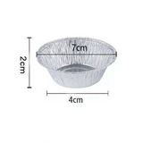 Set 250 Khuôn Giấy Bạc Làm Bánh Tart Bằng Lá Nhôm, Chén Giấy Bạc Làm Khuôn Nướng.