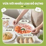 Túi Màng Bọc Thực Phẩm TOPGIA Dạng Rút Treo Tường Tiện Lợi - Chất Liệu PE An Toàn, Chun Siêu Bền, Gói 300 Cái.