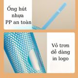 Ly Giữ Nhiệt Kim Cương 700ml Kèm Ống Hút Cao Cấp - Giữ Nhiệt Lâu.