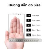 Hộp 100 Chiếc Găng Tay Cao Su Đen Nhám Cao Cấp Siêu Dai Không Bột - Chống Hóa Chất, An Toàn Cho Da.