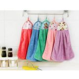 Combo 5 Khăn Lau Tay Nhà Bếp Chất Liệu Cotton Thấm Hút Tốt - Có Quai Treo Tiện Lợi.