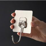 Combo 10 Móc Dán Tường Inox Chịu Lực Có Keo Dán Siêu Chắc Chắn Chịu Tải Trọng Lên Đến 10kg.