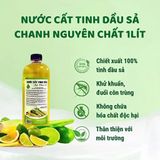 Nước Cất Tinh Dầu Bạc Hà / Sả Chanh Nguyên Chất Dùng Khử Mùi, Lau Sàn, Xịt Phòng, Xua Đuổi Muỗi.