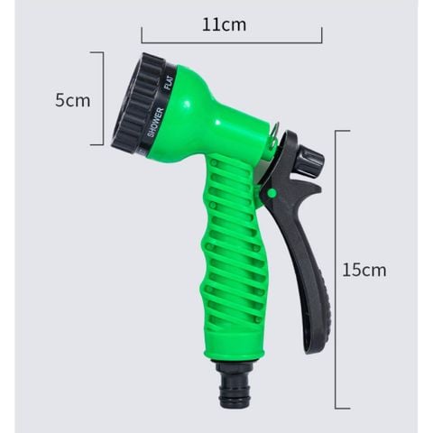 Đầu Vòi Xịt Nước Tăng Áp Rửa Xe, Tưới Cây 7 Chế Độ Xịt Đa Năng.
