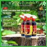 Nước Lau Bàn Thờ Thảo Mộc, Tinh Dầu Thảo Mộc Làm Sạch Bàn Thờ Dung Tích 500ML.