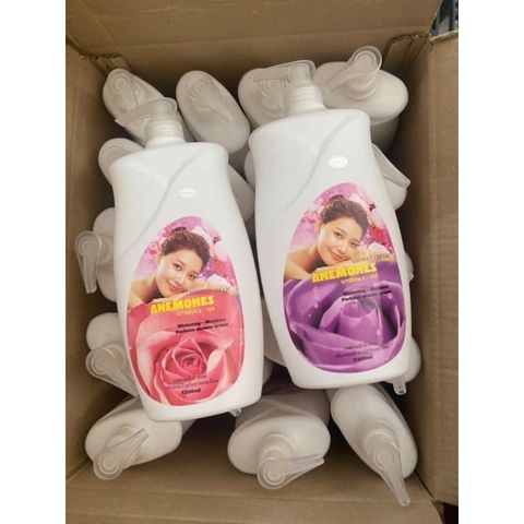 Sữa Tắm Dê Hoa Hồng Chiết Xuất Vitamin A Giúp Da Trắng Hồng, Mềm Mịn Tự Nhiên.