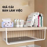 Khay Lưới Sắt Treo Gầm Bàn Làm Việc, Kệ Tủ Bếp Thiết Kế Thông Minh, Tiện Lợi - Tiết Kiệm Diện Tích.
