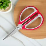 Kéo Inox Đỏ Cán Bọc Nhựa Cao Cấp - Độ Bền Cao, Thiết Kế Thông Minh.