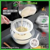 Rây Lọc Vải Lưới Siêu Mịn, Lọc Cặn Siêu Sạch, Dùng Lọc Sữa Đậu Nành, Trà, Cà Phê - Vệ Sinh & An Toàn .