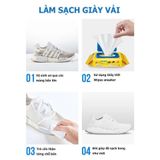 Khăn Ướt Lau Giày SNEAKER, Giấy Vệ Sinh Giày Dép Đa Năng Dạn Gói Rút Tiện Lợi.