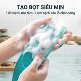 Dây Tắm Chà Lưng Massage 2 Mặt Chất Liệu Silicon Cao Cấp, Kì Lưng - Tẩy Tế Bào Chết Tiện Dụng.