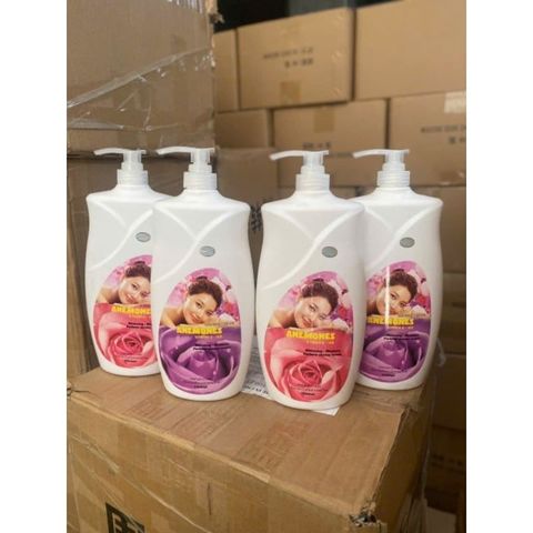 Sữa Tắm Dê Hoa Hồng Chiết Xuất Vitamin A Giúp Da Trắng Hồng, Mềm Mịn Tự Nhiên.