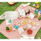 Thảm Dã Ngoại Gấp Gọn Chống Thấm - Có Quai Sách Tiện Lợi Khi Đi Du Lịch.