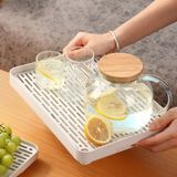 Khay Úp Ly Cốc Nhựa PP Cao Cấp 2 Lớp Chịu Nhiệt, Sử Dụng Đa Năng - Tiện Ích Cho Gia Đình.