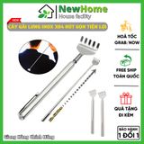 Cây Gãi Lưng Rút Gọn Chất Liệu Inox 304 Không Gỉ, Kéo Dài 50cm Tiện Lợi.