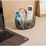 Giỏ Nhựa Trong Đựng Đồ Nhà Bếp Treo Tường Thông Minh, Sang Trọng - Có Quai Sách Kèm Miếng Dán Tường.