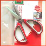 Kéo Inox Đỏ Cán Bọc Nhựa Cao Cấp - Độ Bền Cao, Thiết Kế Thông Minh.