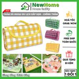 Thảm Dã Ngoại Gấp Gọn Chống Thấm - Có Quai Sách Tiện Lợi Khi Đi Du Lịch.