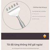 Cây Gãi Lưng Rút Gọn Chất Liệu Inox 304 Không Gỉ, Kéo Dài 50cm Tiện Lợi.