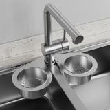 Khay Lọc Rác Bồn Rửa Chén Bát Hình Thiên Nga Inox 304 Treo Vòi Nước Đa Năng Chống Tắc Nghẽn.