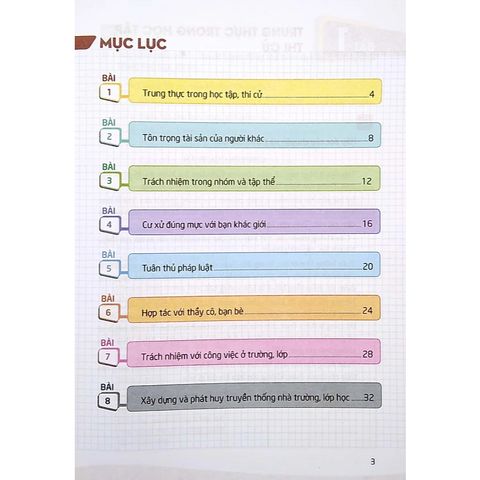 Sách tham khảo - Văn hóa học đường dành cho học sinh từ lớp 1 đến lớp 9