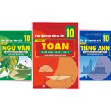Sách tham khảo - Ôn tập thi vào lớp 10 năm học 2026-2027 3 môn (Toán, Văn, Anh) (Theo CT GDPT 2018)
