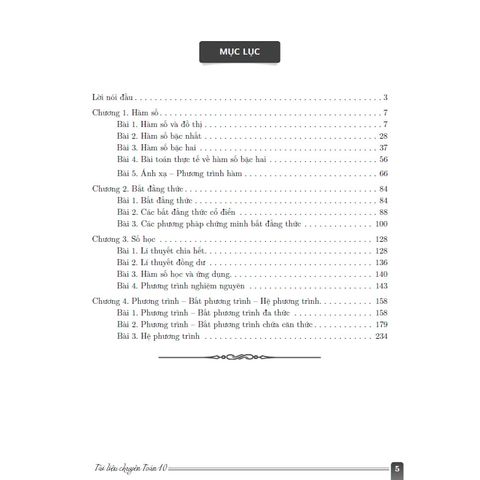 Sách tham khảo - Tài liệu chuyên Toán 10 - Quyển 1: Đại số và Giải tích