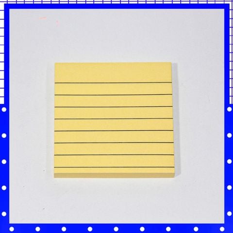 Giấy ghi chú vàng có dòng kẻ