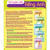 Sách tham khảo - Vở luyện viết Tiếng Anh (Theo bộ sách Global Success) Lớp 1 đến Lớp 5