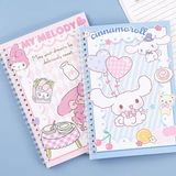 Sổ lò xo A5 kẻ ngang hoạt hình nhiều mẫu