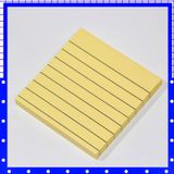 Giấy ghi chú vàng có dòng kẻ