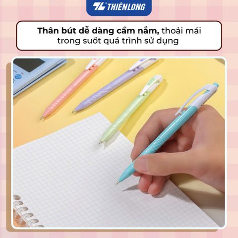 Bút gel B Thiên Long GELB-018 (Mực Xanh)
