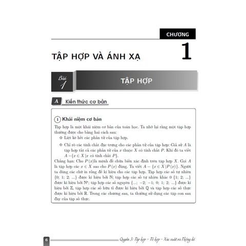 Sách tham khảo - Tài liệu chuyên Toán 10 - Quyển 3: Tập hợp- Tổ hợp - Xác suất và Thống kê