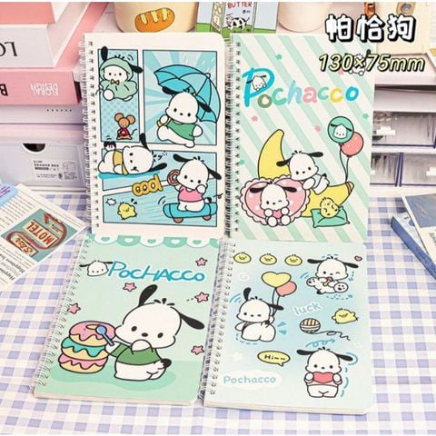 Sổ lò xo A5 kẻ ngang hoạt hình nhiều mẫu