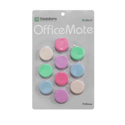 Nam châm tròn Officemate - Chuyên dụng dành cho bảng từ