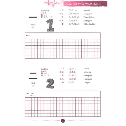 Sách - Tập viết Tiếng Nhật Kanji