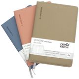 Sổ bìa da A5 - Kẻ ngang - 200 trang (Nhiều màu)