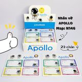 Nhãn vở học sinh N146 - Apollo (20 nhãn)