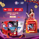  Nước xả vải Spy 5 trong 1 công nghệ hạt lưu hương, chống mốc, hương đắm say 1,2L 