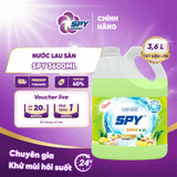  Nước lau sàn SPY hương thiên nhiên, làm sạch nhanh, xua đuổi côn trùng 3600ml 