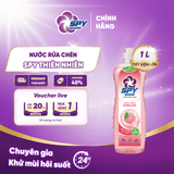  Nước Rửa Chén Bát SPY Thiên Nhiên 1L – Dịu Nhẹ Da Tay, An Toàn Khi Sử Dụng 