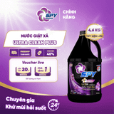  Nước giặt xả 2 trong 1 SPY Ultra Clean Plus khử mùi, hương đậm đà, quyến rũ 4,6kg 