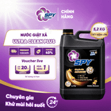 Nước Giặt Xả SPY 2 Trong 1 Ultra Clean Plus  Sạch Sâu, Thơm Lâu 5,2kg 