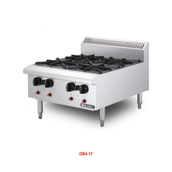 Bếp Âu 4 Họng Berjaya Dùng Gas OB4-17