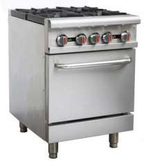 Bếp Âu 4 Họng Có Lò Nướng Dùng Gas EAGLE GR4BO