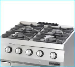 Bếp Âu 4 Họng Có Lò Nướng Ozti OSOGF 8070 L