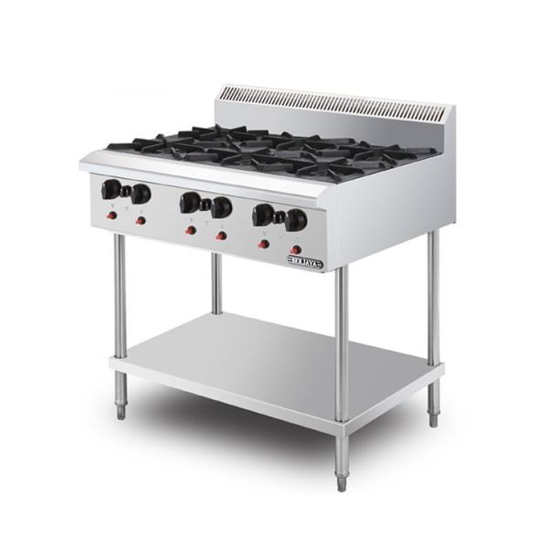 Bếp âu 6 họng BERJAYA  có chân đứng OB6FS-17