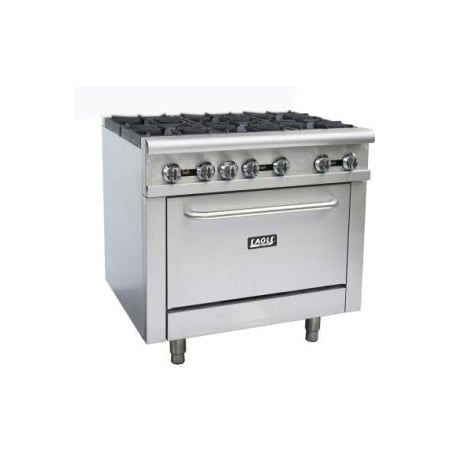 Bếp Âu 6 Họng Có Lò Nướng Eagle GR6BO