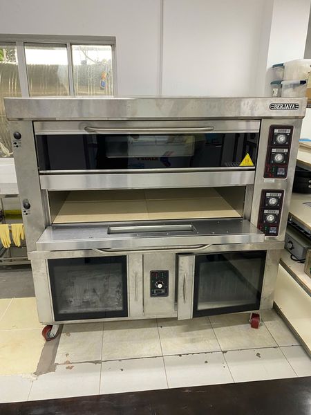 Lò Nướng Điện Kèm Tủ Ủ Bột 2 Tầng 16 Khay Berjaya BJY-2B+16PF-E